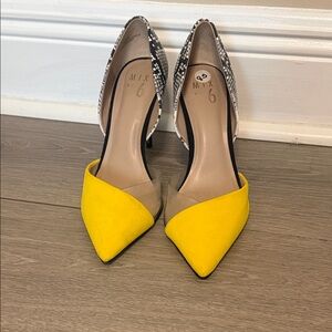 Mix No. 6 Yellow and Black Heels